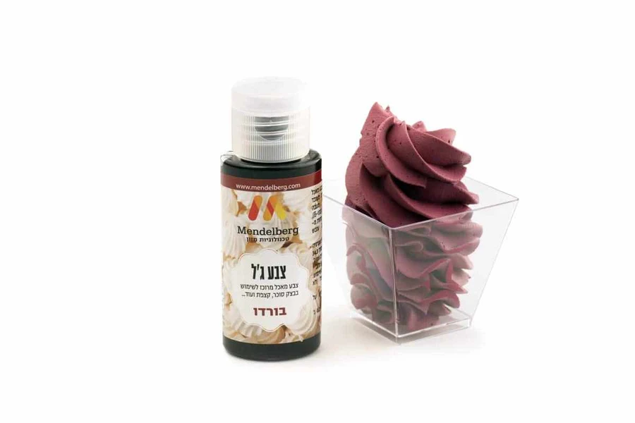 צבע מאל ג'ל בורדו- מנדלברג