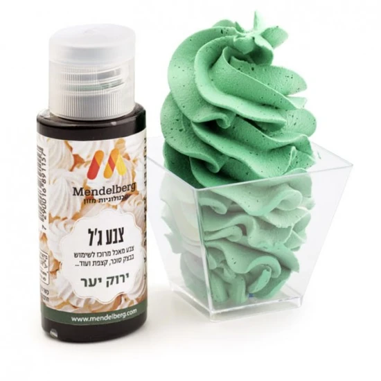 צבע מאכל ג'ל ירוק יער- מנדלברג