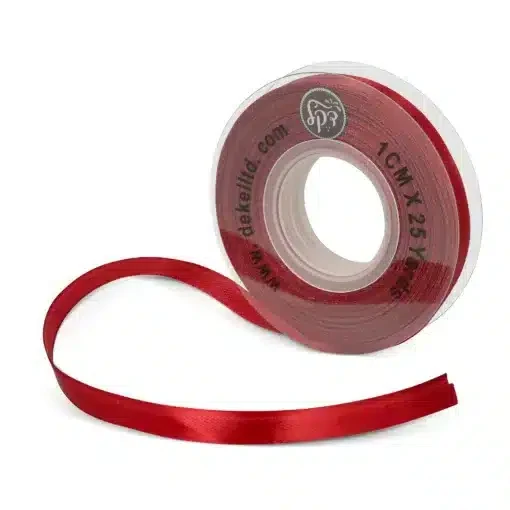 סרט סאטן רוחב 1 ס"מ- בורדו