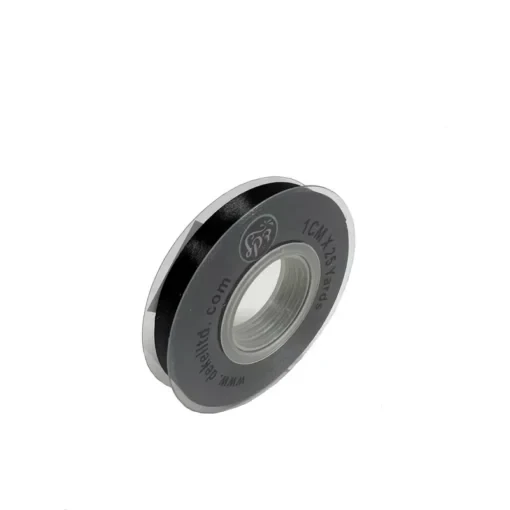 סרט סאטן רוחב 1 ס"מ- שחור