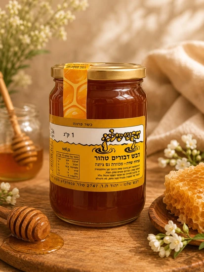 דבש דבורים טהור 1 ק"ג